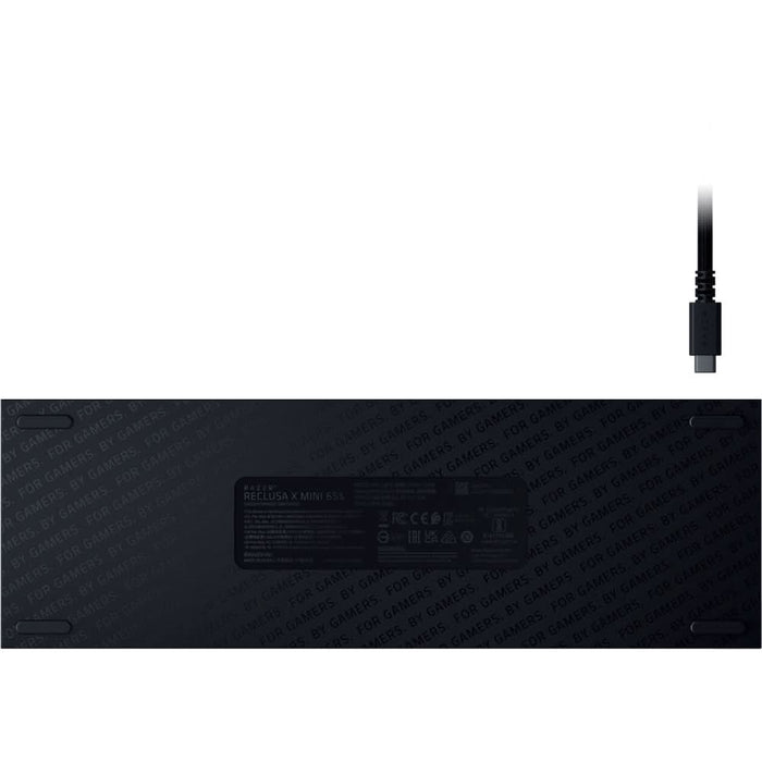 Tastatura Gaming mecanica RAZER Reclusa X Mini 65%, USB, Layout US, negru WALTI