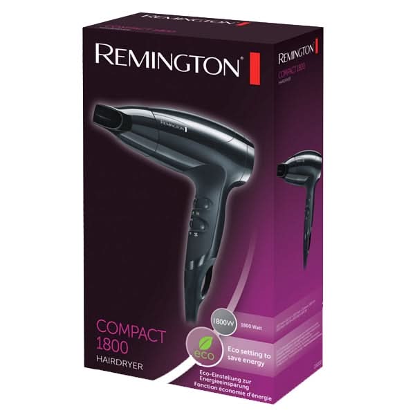 Uscator de par REMINGTON D5000, 1800W, 2 viteze, 3 trepte temperatura, negru WALTI