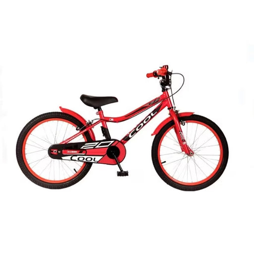 Bicicleta pentru copii, 20 inch, frana fata si spate, cu claxon, roșie - WALTI WALTI