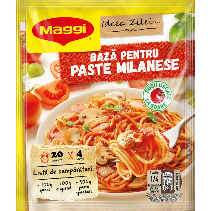Maggi Ideea Zilei Paste Milanese 45 g - WALTI WALTI