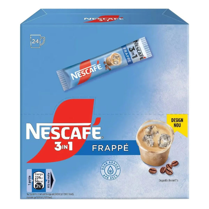 NESCAFE 3in1 Frappe Cafea Solubila 24 x 15 g - WALTI WALTI