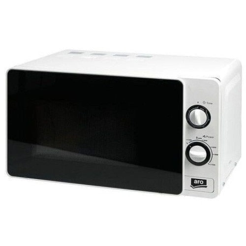 Cuptor cu microunde Aro, 20L, 700W, Mecanic, Alb - WALTI WALTI