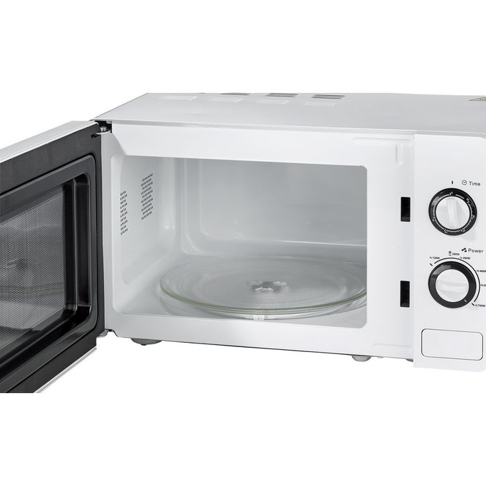 Cuptor cu microunde Aro, 20L, 700W, Mecanic, Alb - WALTI WALTI