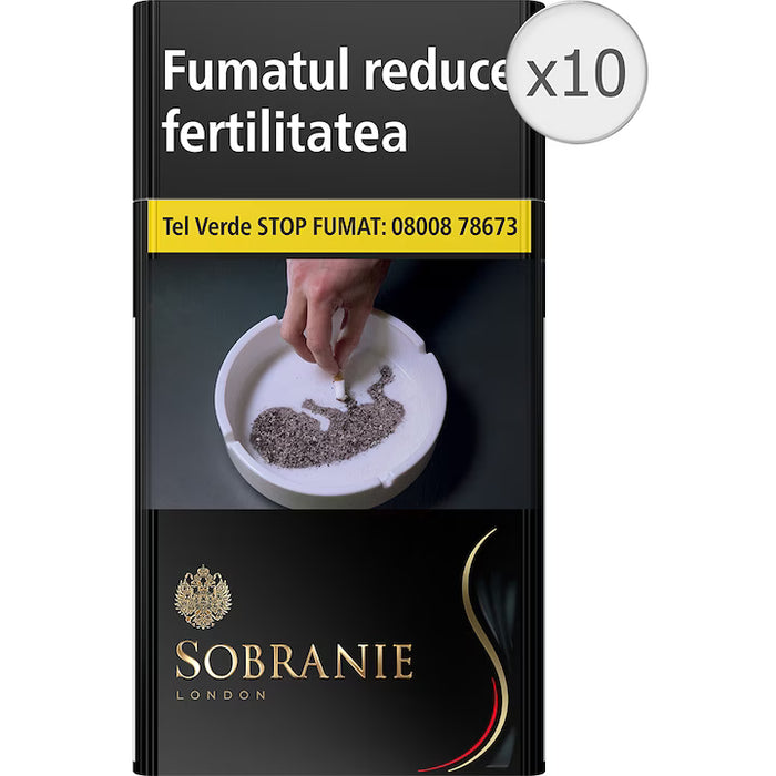 Cartus Sobranie Super S Black - WALTI WALTI