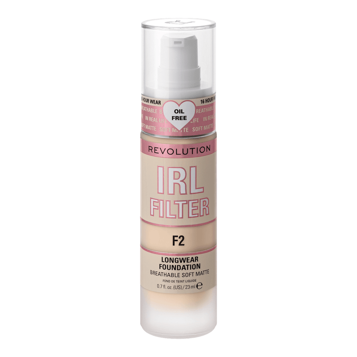 REVOLUTION Fond de ten IRL Filter Longwear F2, 23 g WALTI