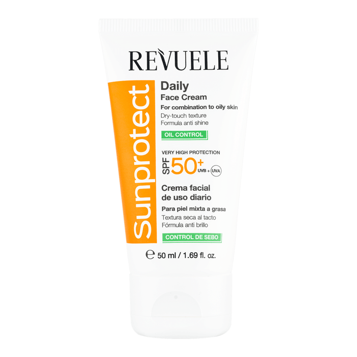 REVUELE Cremă de față pentru ten mixt/gras cu SPF50+, 50 ml WALTI
