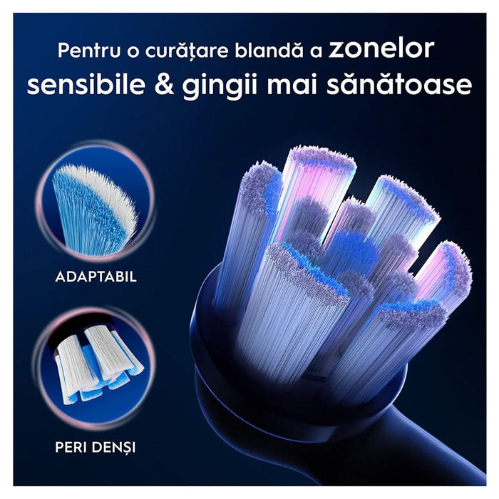 Rezerve periuta de dinti electrica ORAL-B iO Gentle Care, 4buc, negru WALTI