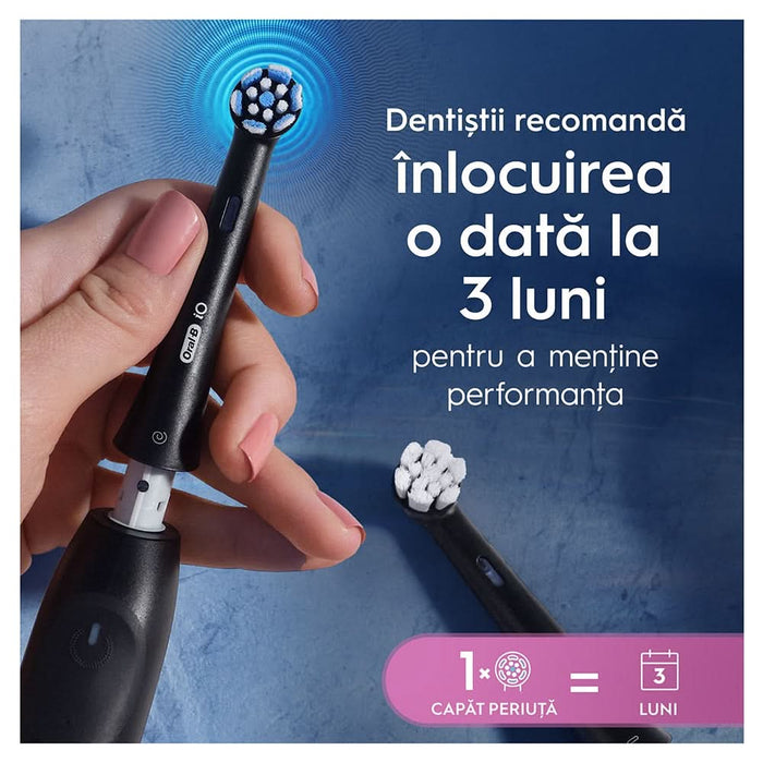 Rezerve periuta de dinti electrica ORAL-B iO Gentle Care, 4buc, negru WALTI