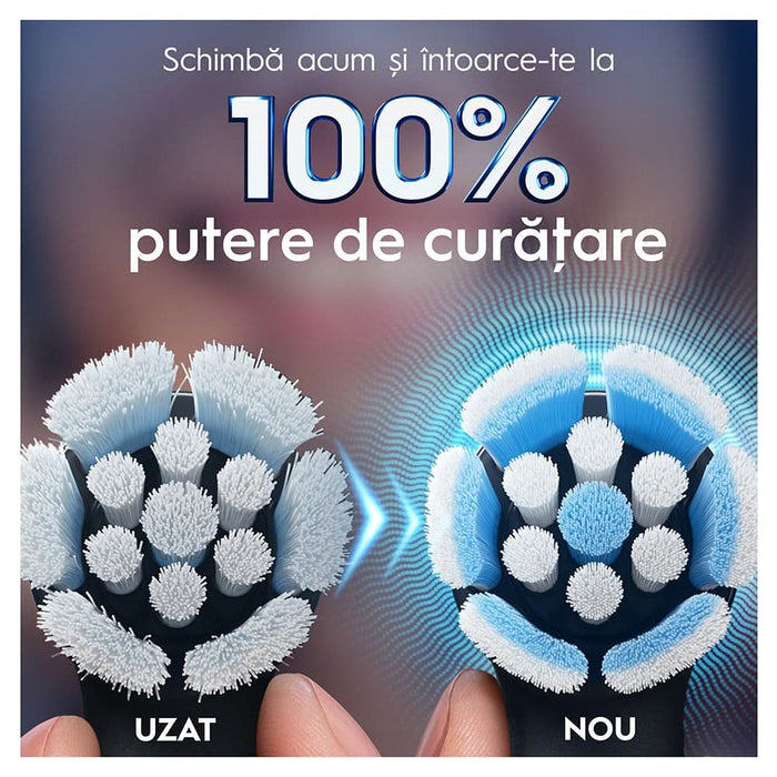 Rezerve periuta de dinti electrica ORAL-B iO Gentle Care, 4buc, negru WALTI