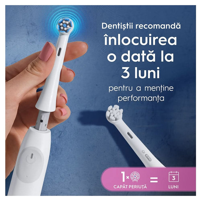Rezerve periuta de dinti electrica ORAL-B iO Gentle Care, 2buc, alb WALTI