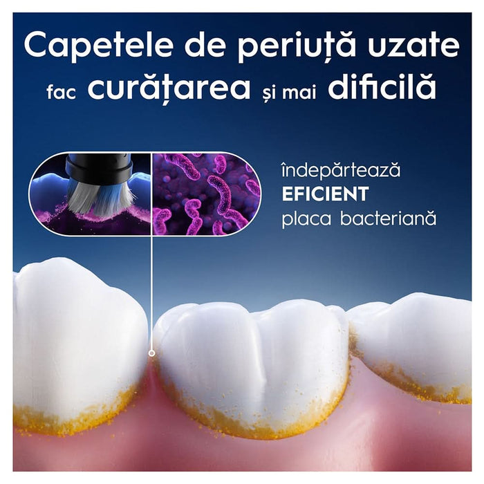 Rezerve periuta de dinti electrica ORAL-B iO Gentle Care, 2buc, alb WALTI