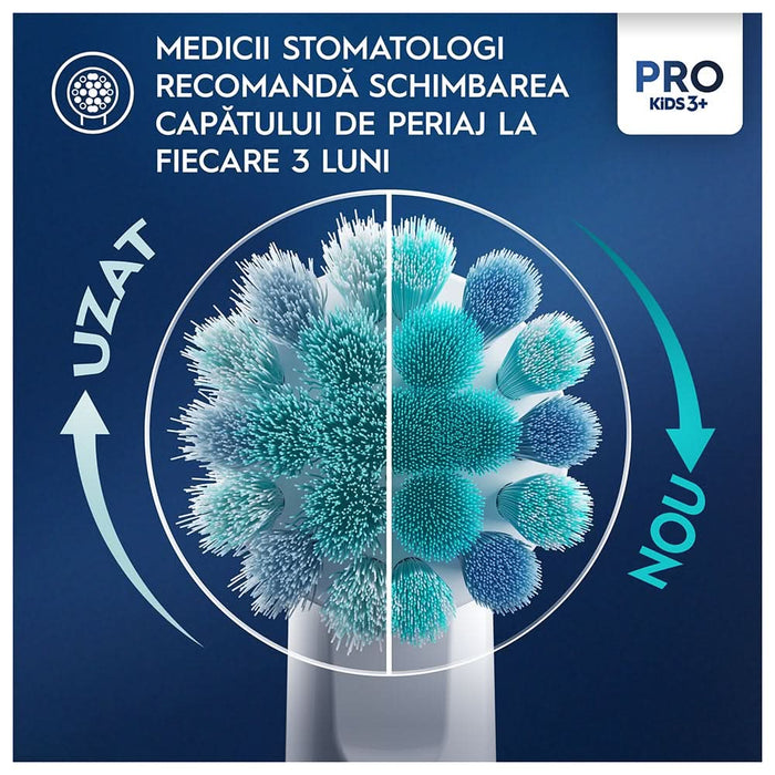 Rezerve periuta de dinti electrica pentru copii ORAL-B Pro Kids Lion King, 4buc WALTI