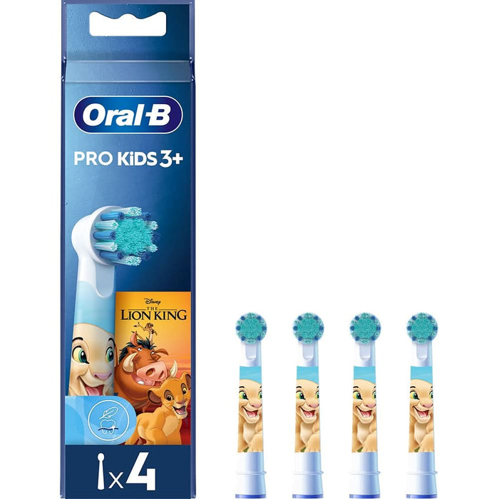 Rezerve periuta de dinti electrica pentru copii ORAL-B Pro Kids Lion King, 4buc WALTI