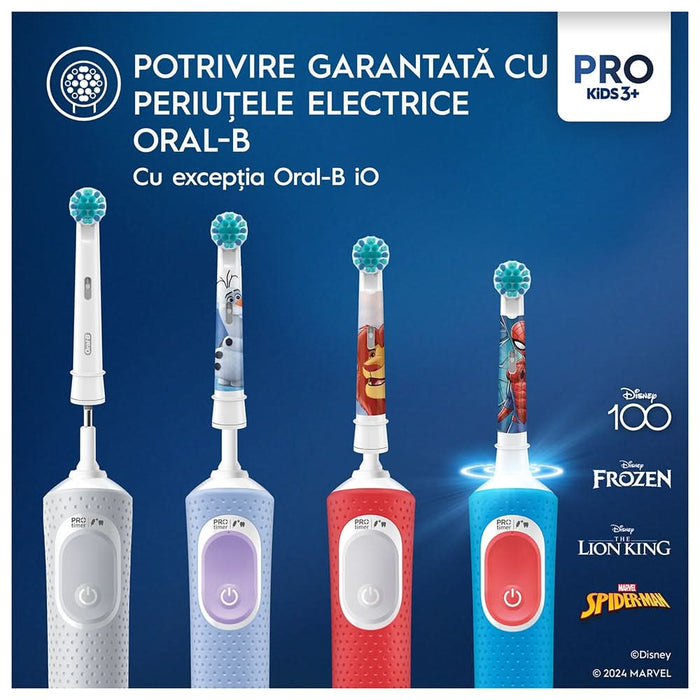 Rezerve periuta de dinti electrica pentru copii ORAL-B Pro Kids Lion King, 4buc WALTI