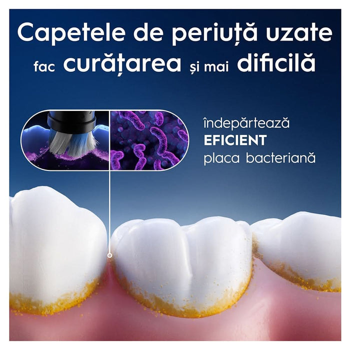 Rezerve periuta de dinti ORAL-B iO Radiant White, 2 buc, alb WALTI