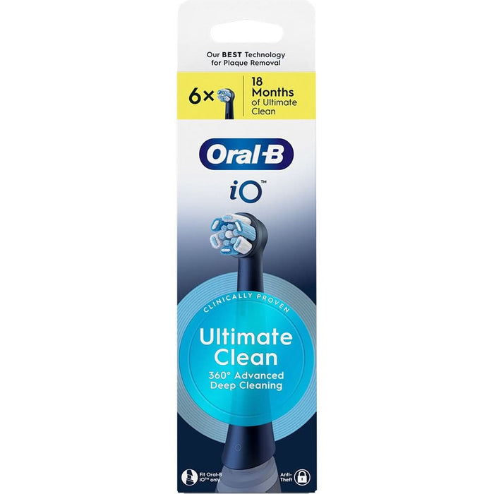 Rezerve periuta de dinti electrica ORAL-B iO Ultimate Clean, 6buc, negru WALTI