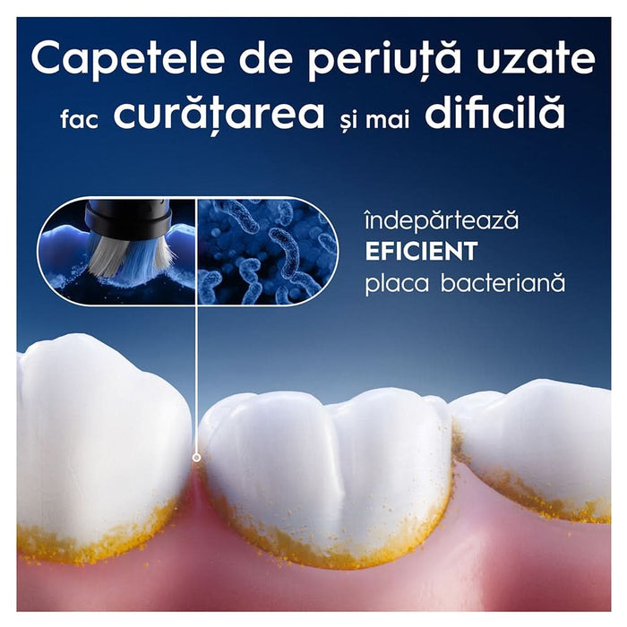 Rezerve periuta de dinti electrica ORAL-B iO Ultimate Clean, 2buc, alb WALTI