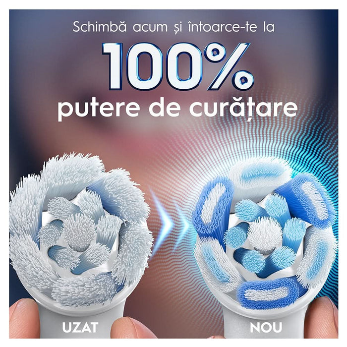 Rezerve periuta de dinti electrica ORAL-B iO Ultimate Clean, 2buc, alb WALTI
