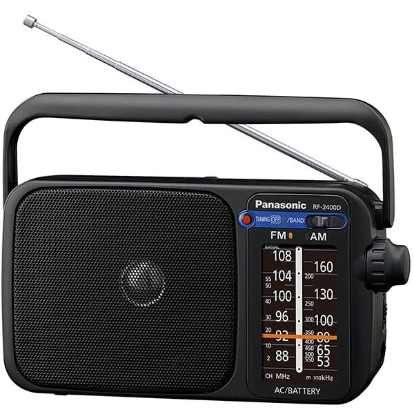 Radio portabil PANASONIC RF-2400DEG-K, AM, FM, negru WALTI