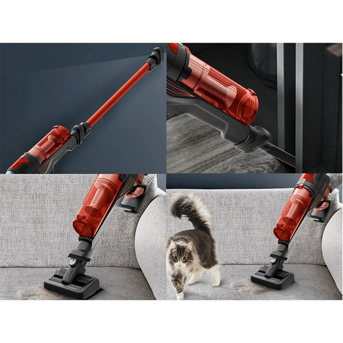 Aspirator vertical ROWENTA X-Force 8.80 RH1872E0, 0.44l, 18.5V, autonomie max 45 min, rosu-negru WALTI