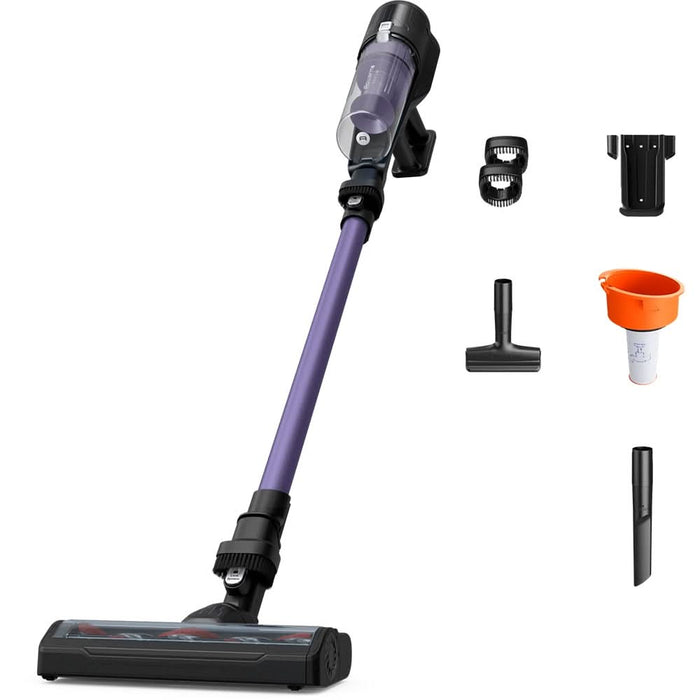 Aspirator vertical ROWENTA X-Pert 5.80 RH5A32E0, 0.44l, 18.5V, autonomie max 40 min, violet-negru - WALTI WALTI