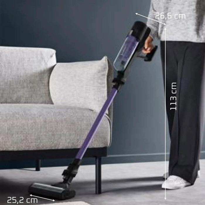 Aspirator vertical ROWENTA X-Pert 5.80 RH5A32E0, 0.44l, 18.5V, autonomie max 40 min, violet-negru - WALTI WALTI