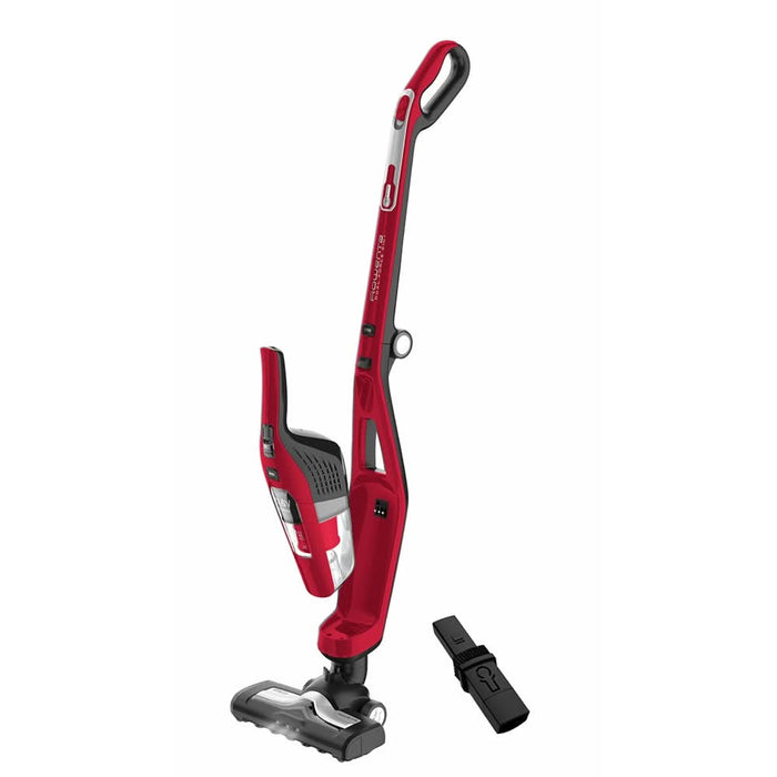 Aspirator vertical ROWENTA Dual Force 2in1 RH6753WO, 0.6l, 21.6V, autonomie max 75 min, iluminare LED, rosu-gri inchis WALTI