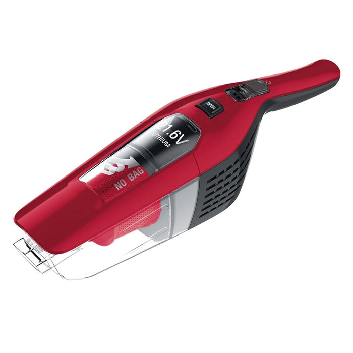 Aspirator vertical ROWENTA Dual Force 2in1 RH6753WO, 0.6l, 21.6V, autonomie max 75 min, iluminare LED, rosu-gri inchis WALTI