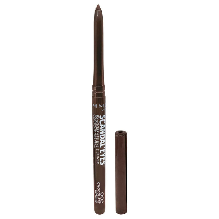RIMMEL LONDON Creion de ochi Scandal'Eyes Exaggerate 002 Chocolate brown, 0,35 g WALTI