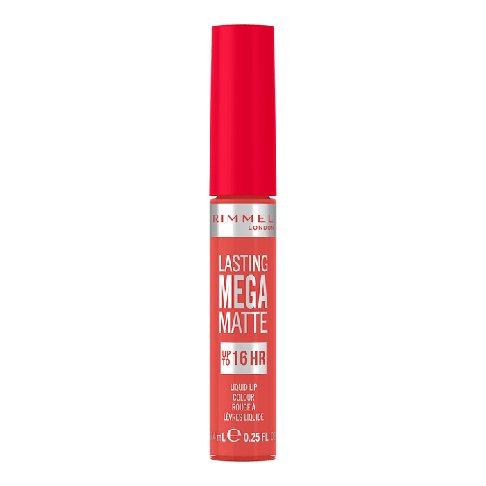 RIMMEL LONDON Lasting Mega Matte Ruj lichid N.600 CORAL SASS, 1 buc WALTI