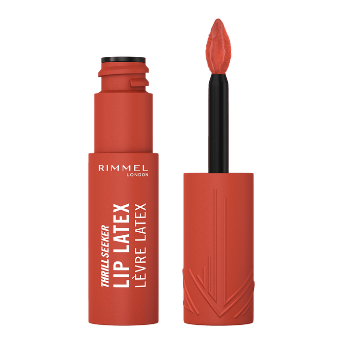 RIMMEL LONDON Thrill Seeker Latex ruj lichid buze 250 Honey Bun, 1 buc WALTI