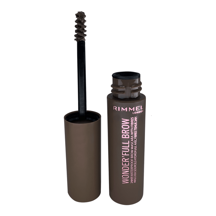 RIMMEL LONDON Wonder'Full Brow Mascara pentru sprâncene 24H Waterproof 003 Dark, 4,5 ml WALTI