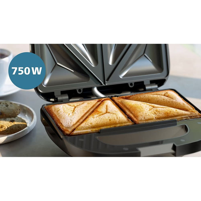 Sandwich maker PHILIPS Seria 3000 HD2331/90, 750W, negru WALTI