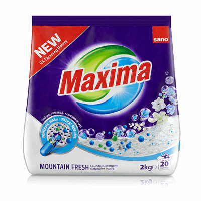 SANO Maxima Detergent de Rufe cu Parfum de Primavara 2 Kg - WALTI WALTI