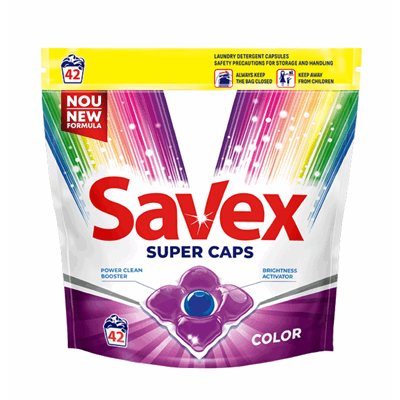 SAVEX Super Color Detergent Rufe 42 Capsule - WALTI WALTI