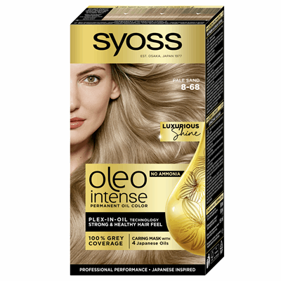 syoss Oleo Intense Vopsea de Par Nuanta 8 - 68 Blond Deschis Nisipiu 115 ml - WALTI WALTI