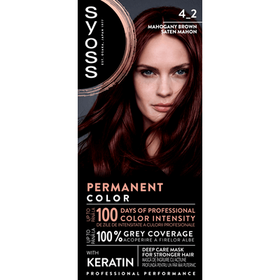 syoss Baseline Color Vopsea de Par Nuanta Mahogany 115 ml - WALTI WALTI