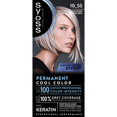 syoss Baseline Color Vopsea de Par Nuanta Ultra Platinum Blond 115 ml - WALTI WALTI