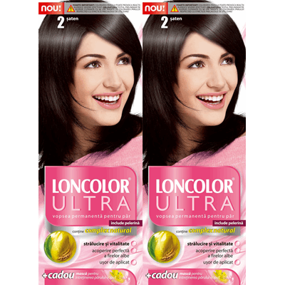 LONCOLOR ULTRA Vopsea de Par Nuanta 2 Saten 2 x 100 ml - WALTI WALTI