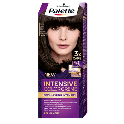 Palette Intensive Color Creme Vopsea De Par Nuanta N2 Saten Inchis 110 ml - WALTI WALTI