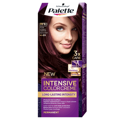 Palette Intensive Color Creme Vopsea De Par Nuanta RFE3 Brun Violet Intens 110 ml - WALTI WALTI