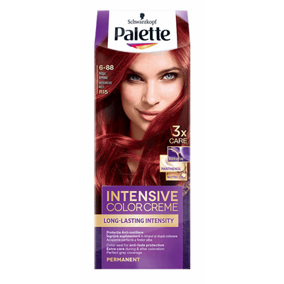 Palette Intensive Color Creme Vopsea De Par Nuanta RI5 Rosu Aprins 110 ml - WALTI WALTI
