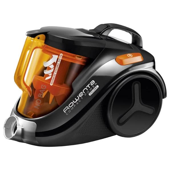 Aspirator fara sac ROWENTA Compact Power Cyclonic RO3753EA, 1.5l, 750W, 79dB, negru-portocaliu WALTI