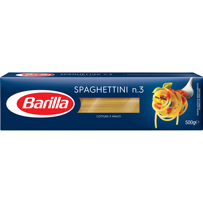 Barilla Spaghettini Nr 3 500 g - WALTI WALTI
