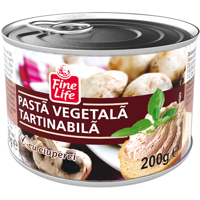 Fine Life Pate Vegetal Ciuperci  200 G - WALTI WALTI