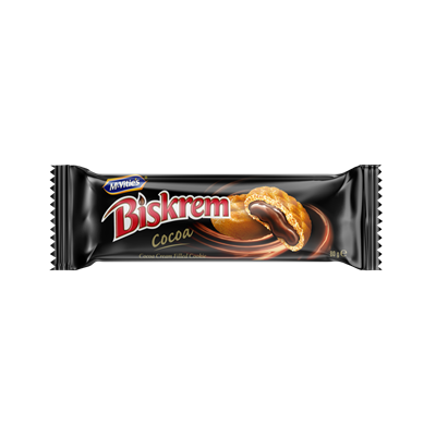 BISKREM Biscuiti cu Crema de Cacao 80 g - WALTI WALTI