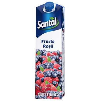 SANTAL Suc de Fructe Rosii 30% 1 L - WALTI WALTI