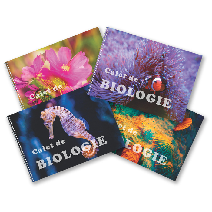 ARHI DESIGN Caiet de Biologie cu Spirala A4 32 file WALTI