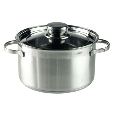 TARRINGTON HOUSE Oala Supa Inox cu Capac 5,8 L - WALTI