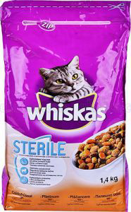 whiskas Hrana Uscata Pisici Adulte Sterile 1,4 Kg - WALTI WALTI
